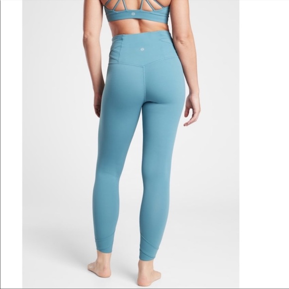 NWOT Athleta Elation Pirouette 7/8 Tight Blue - Picture 3 of 7